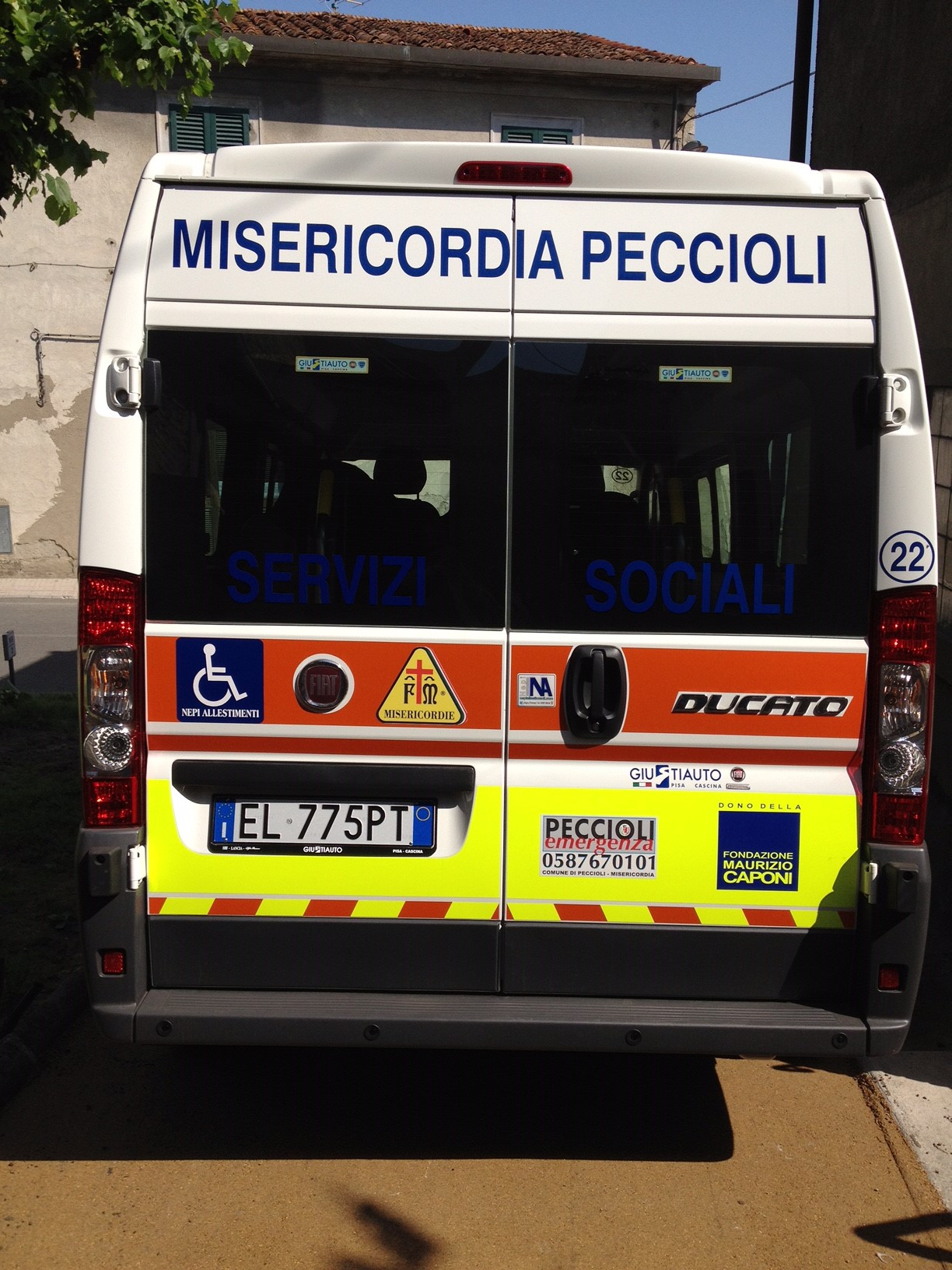 Ambulanza per Peccioli 2015